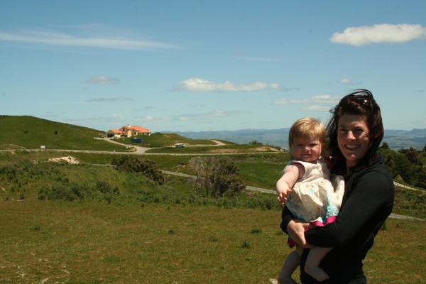 Lifestyle lovers &#8211; Desiree Cull and daughter Sarah enjoy the magnificent views and open space at Kauri Park